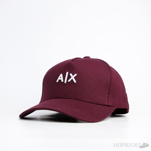 Aix Logo Maroon Cap